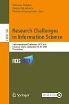 Research challenges in information science